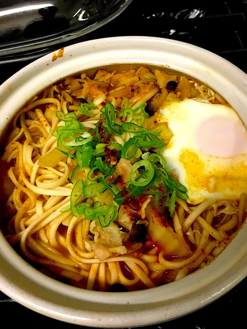 豚肉と白菜の鍋焼き麻辣うどん＠自宅|Yasuhiro Koikeさん