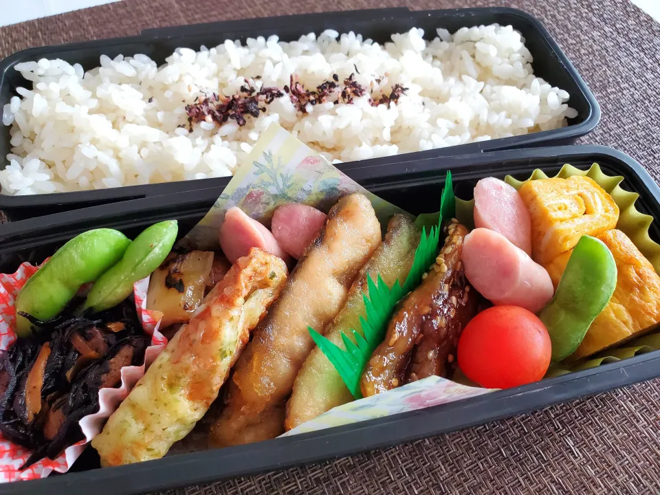 Snapdishの料理写真:19.09.28の夫くんへのお弁当🍱|💗やよ💗さん