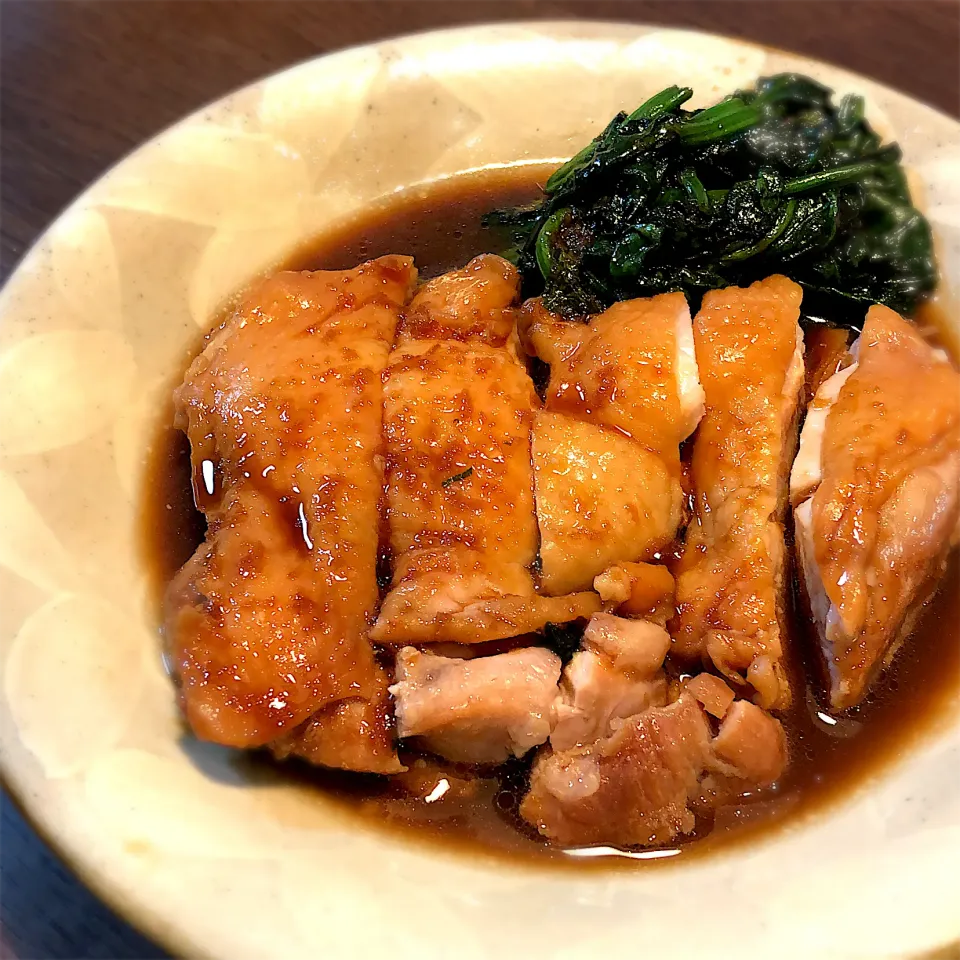 とりもも肉の醤油煮|モスグリーンさん