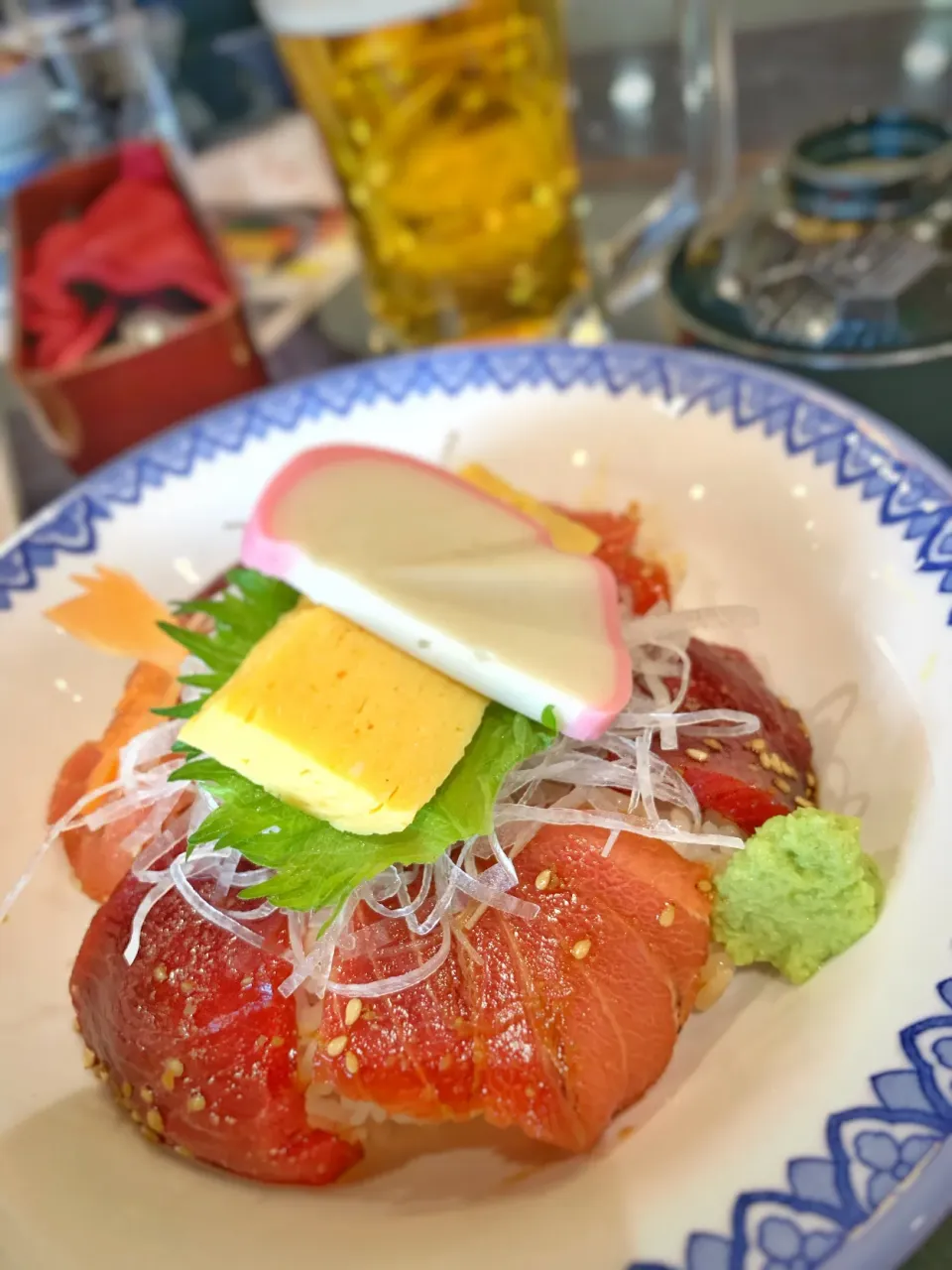 ゴルフ飯　鮪漬け丼|寺尾真次さん