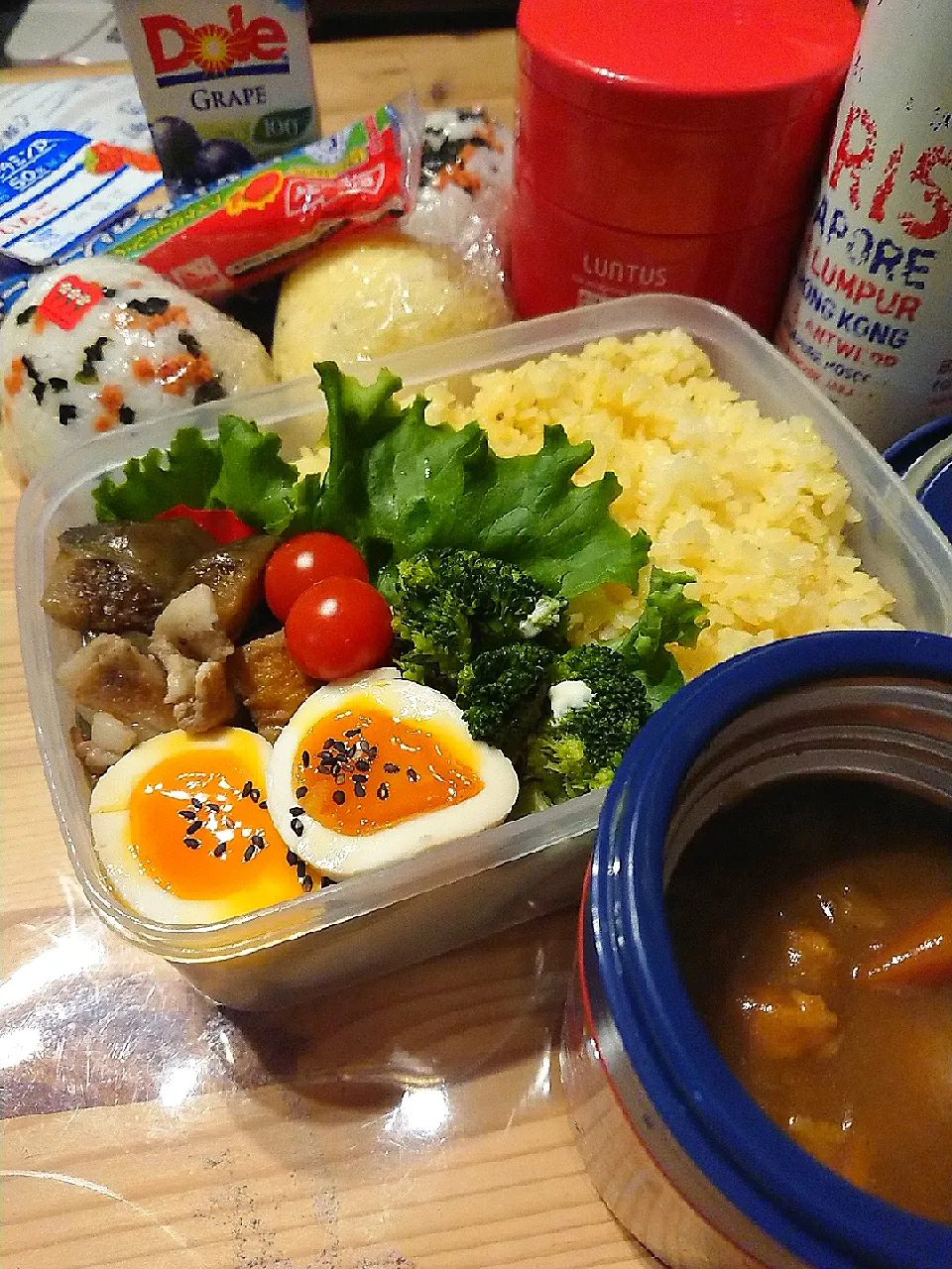 Snapdishの料理写真:2020.2.10 息子弁当🍱|あずきラテさん