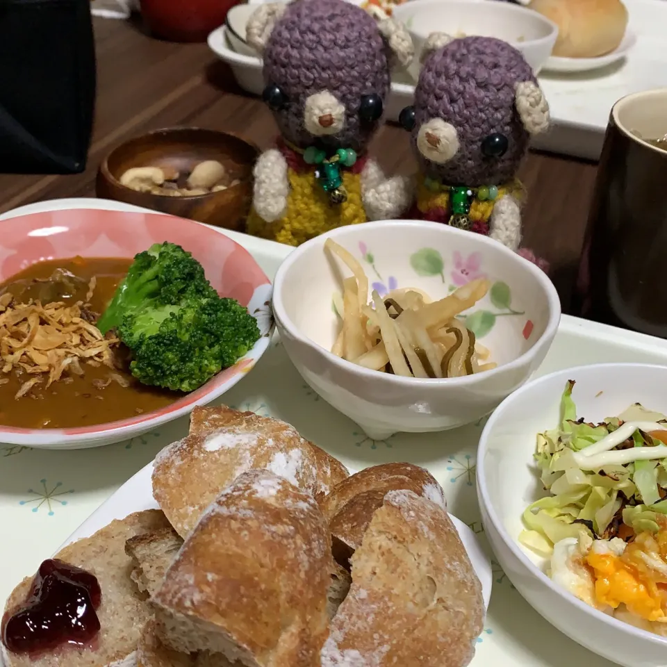 Snapdishの料理写真:朝ごぱん（≧∇≦）|chagashiさん