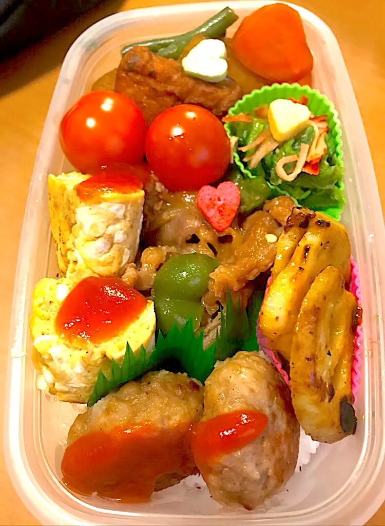 今日の息子の#お弁当🍱|sacchan( ﾐΦﻌΦ)ฅさん