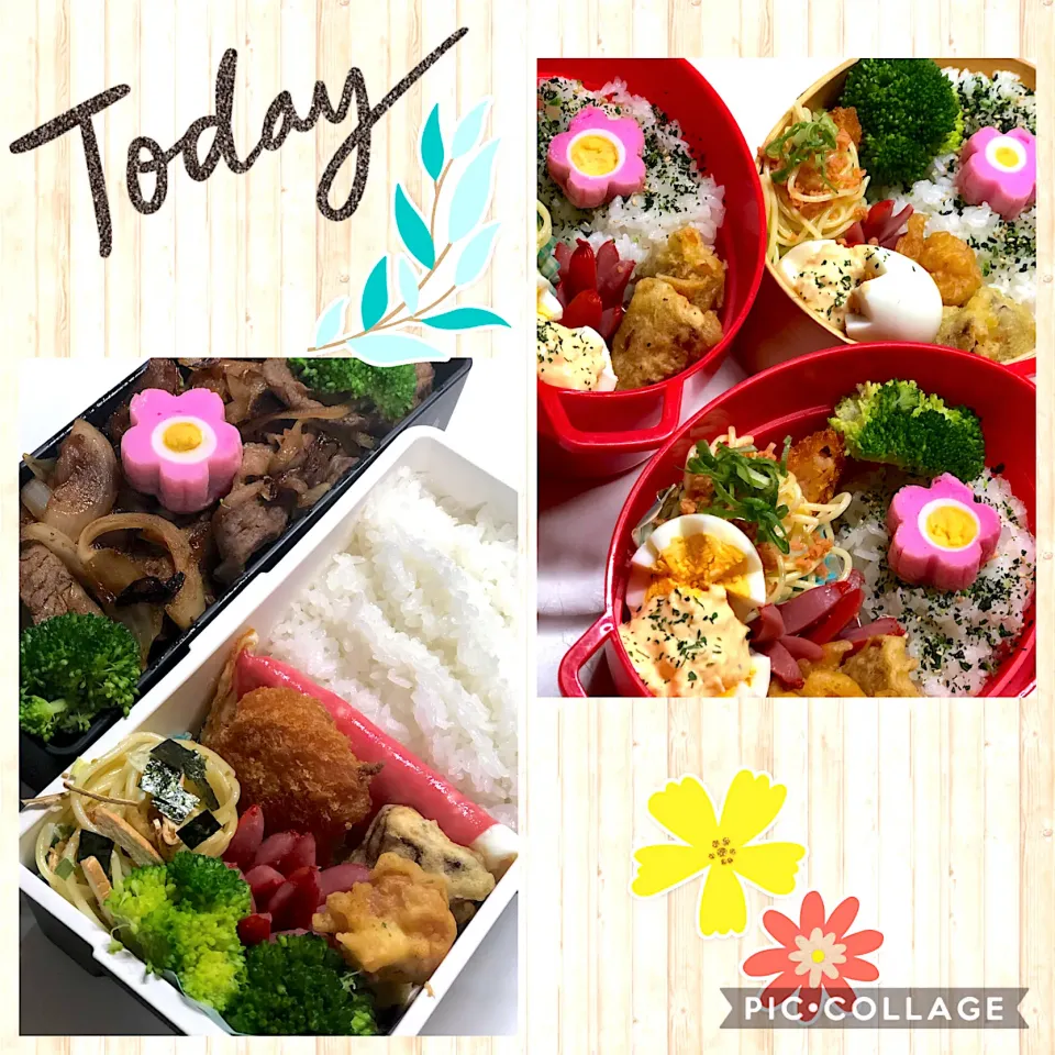 Snapdishの料理写真:今日のお弁当🍱|三姉妹のママさん