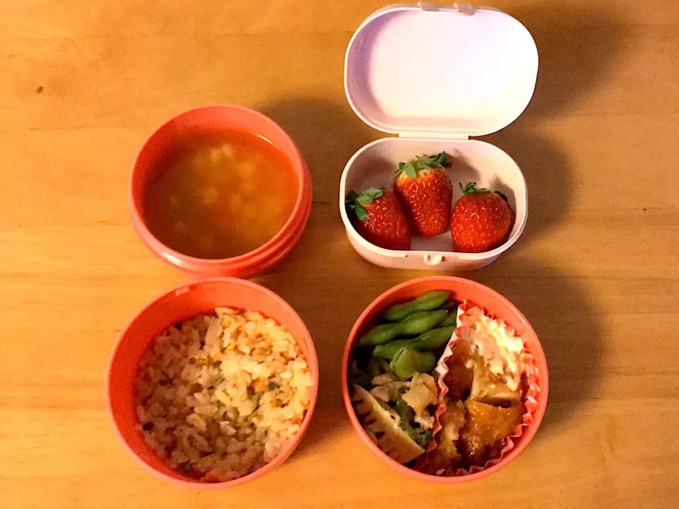 Snapdishの料理写真:中学生お弁当|マイさん