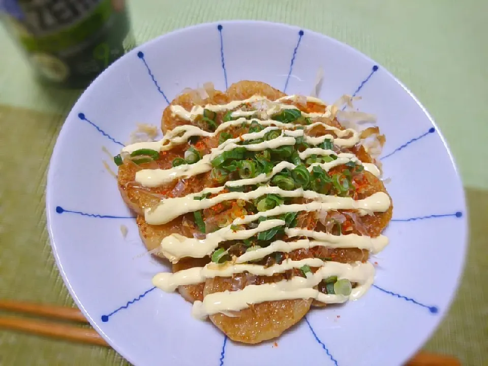 おかちさんの料理 長芋の照り焼きマヨネーズ🍀|☆Chieco☆さん