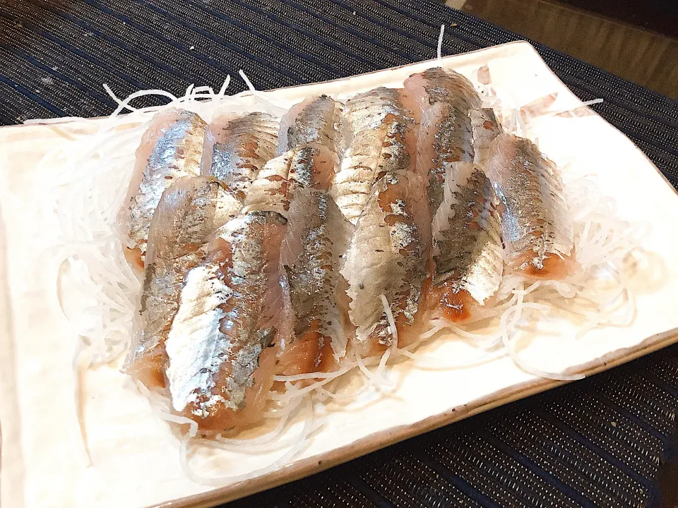 勝浦で買ってきた、アジのお刺身🐟😋|アライさんさん