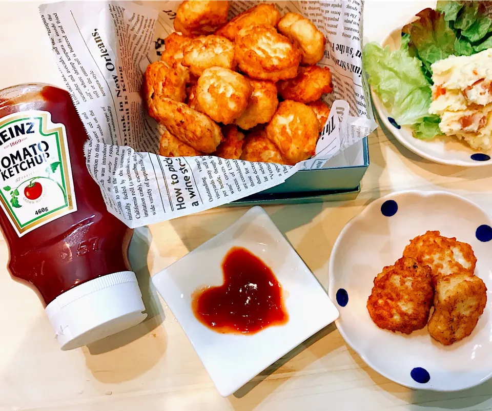 .｡.:*･゜鶏むね肉とお豆腐のナゲット.｡.:*･゜|めぐぐさん