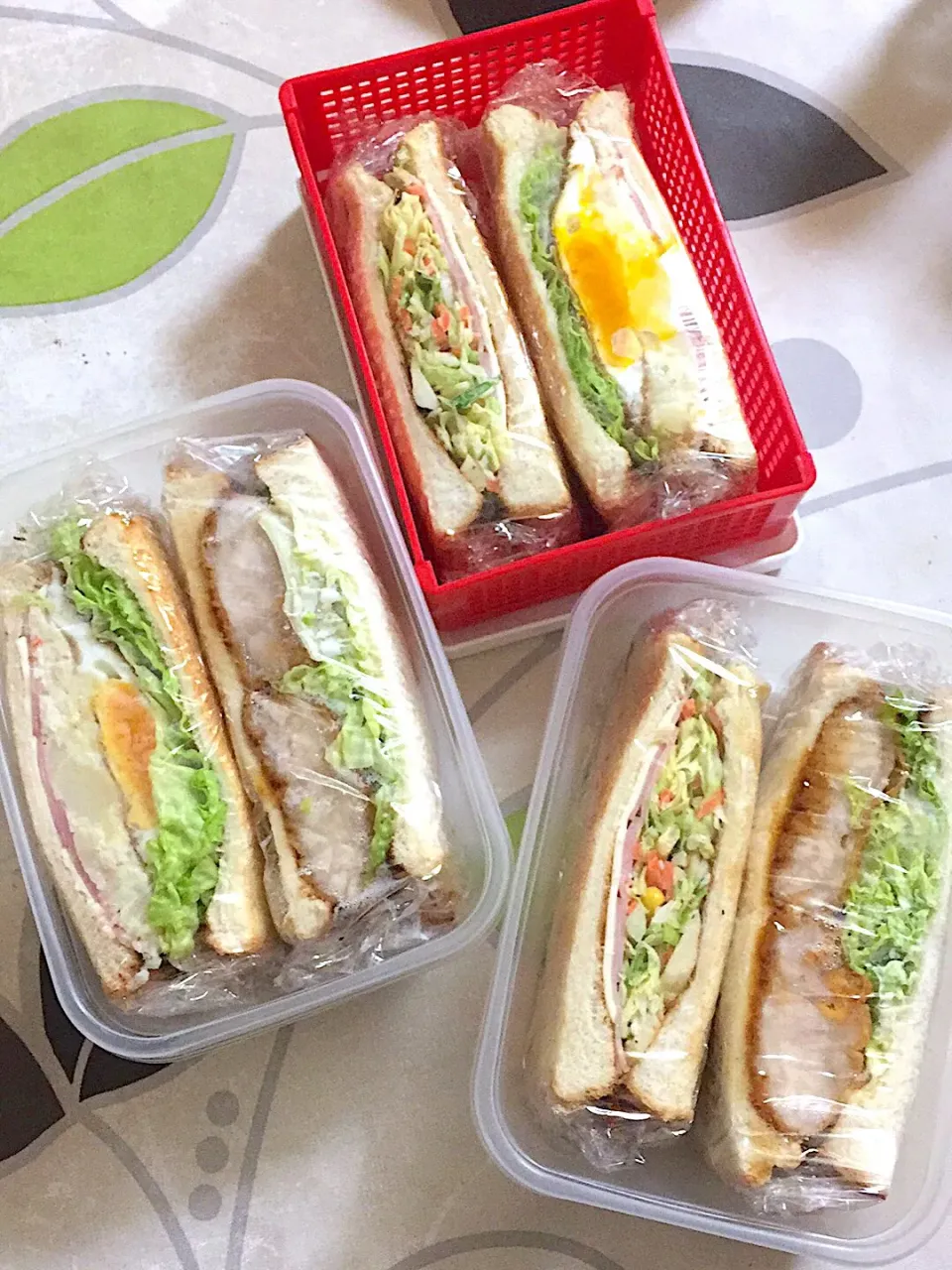 Snapdishの料理写真:20200211祝日だけど弁当３つ🍱しかも私は仕事ー😭|hanakoさん