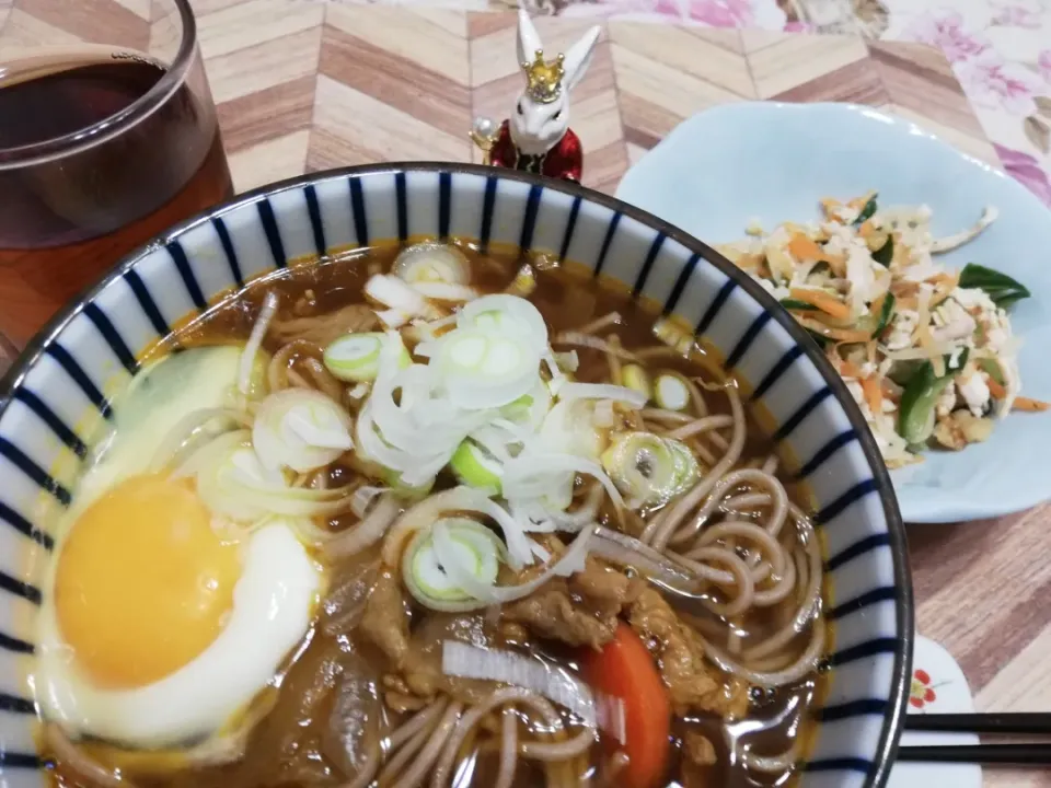 カレー蕎麦😋|たえさん