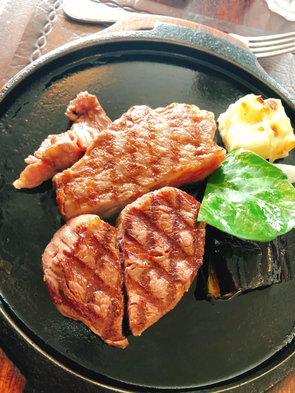 Snapdishの料理写真:石垣牛ステーキ♡2020/02/11|ちび太さん