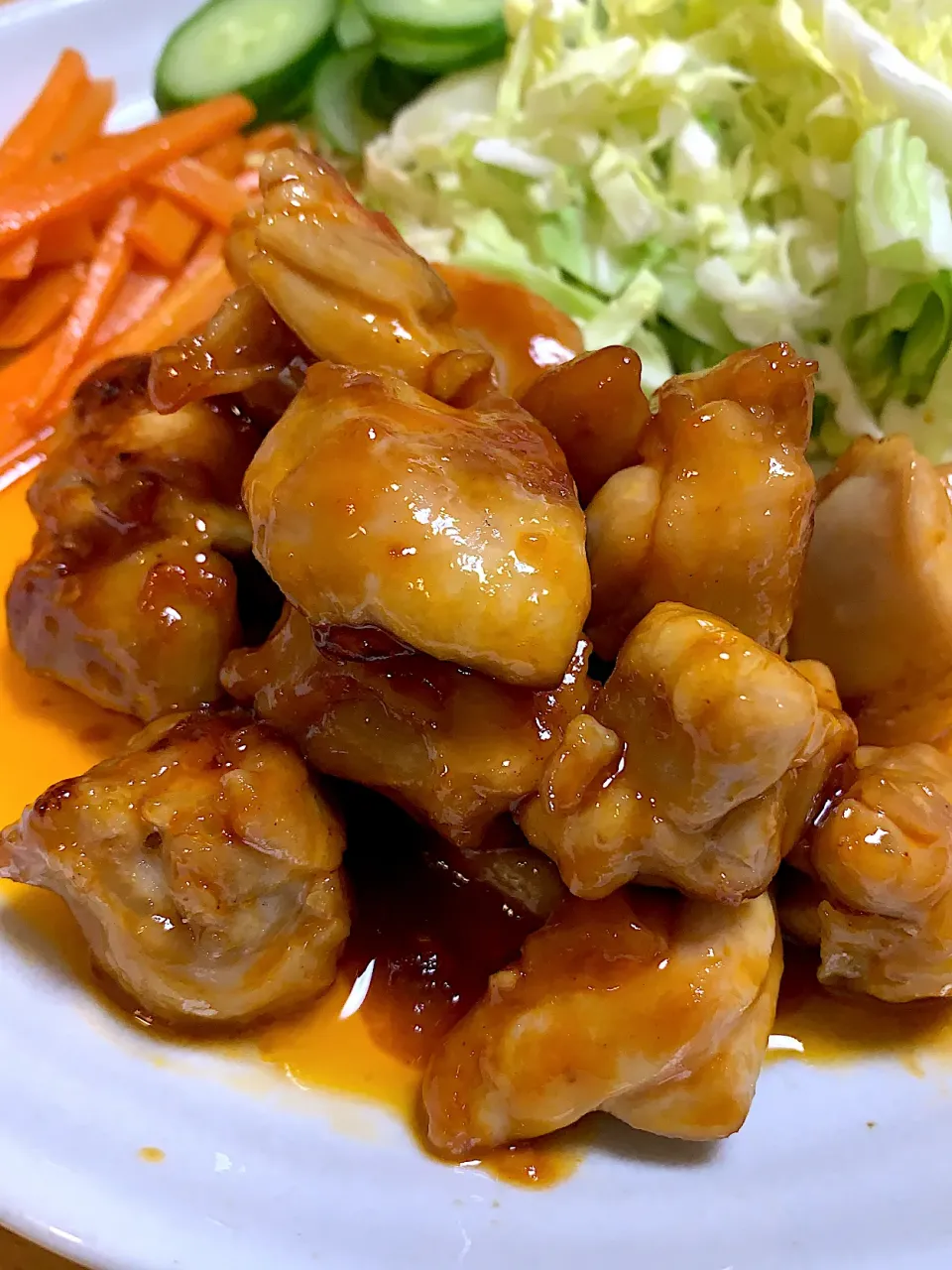 鶏肉の蜂蜜とケチャップ和え|ヒデ‼︎ (イシカワ)さん