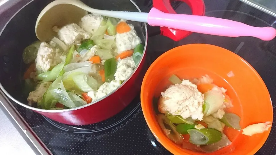 鶏団子野菜のぽん酢鍋|ぴくるすさん