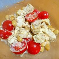 大豆とチーズの彩りサラダ