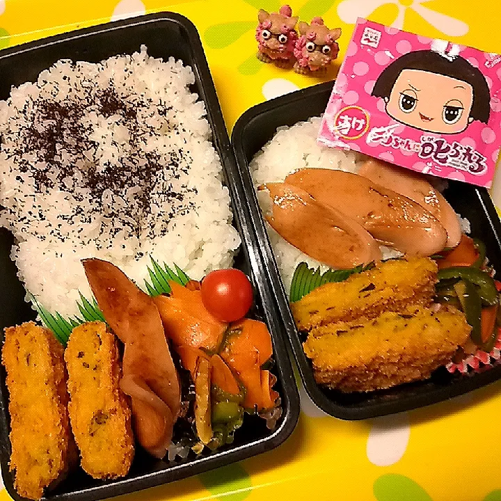 夫の弁当、娘の塾弁|みどりさん