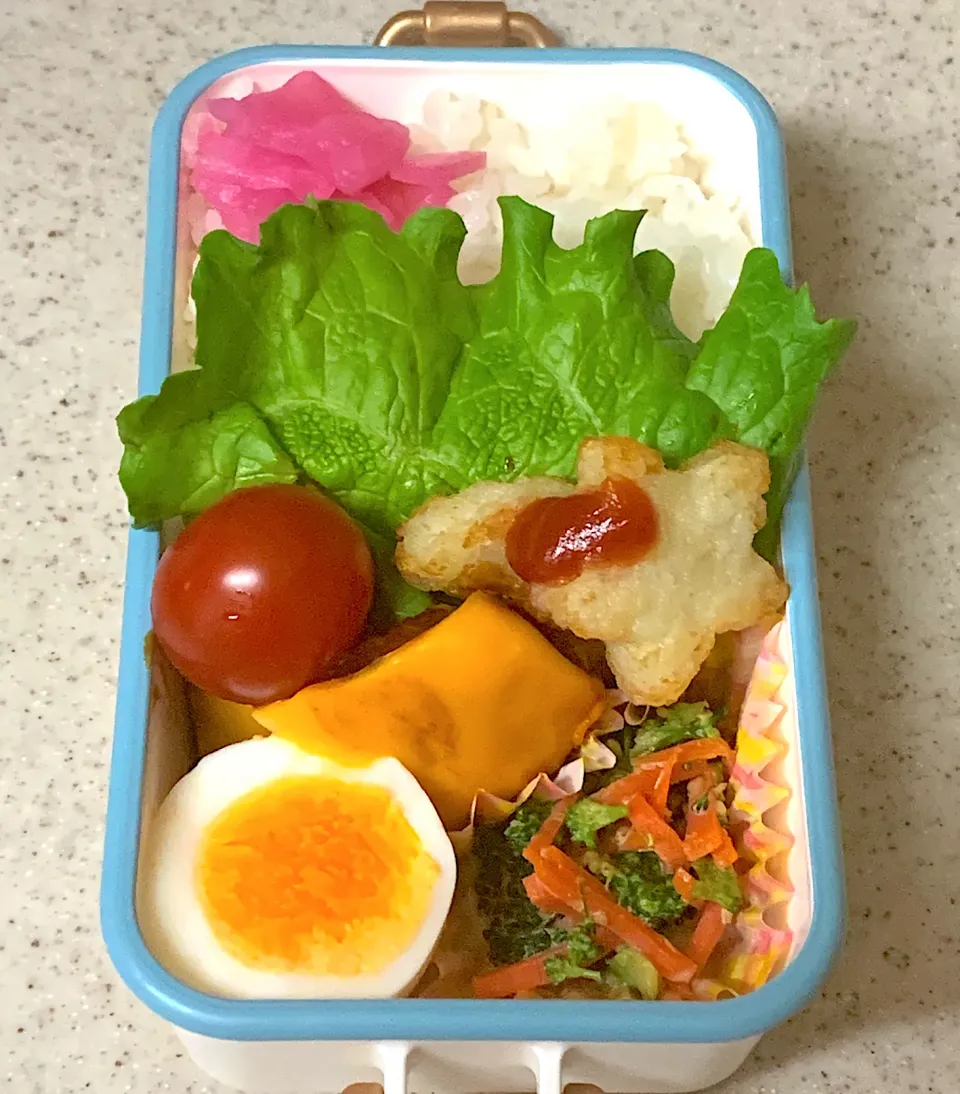 Snapdishの料理写真:チーズハンバーグ弁当|besさん