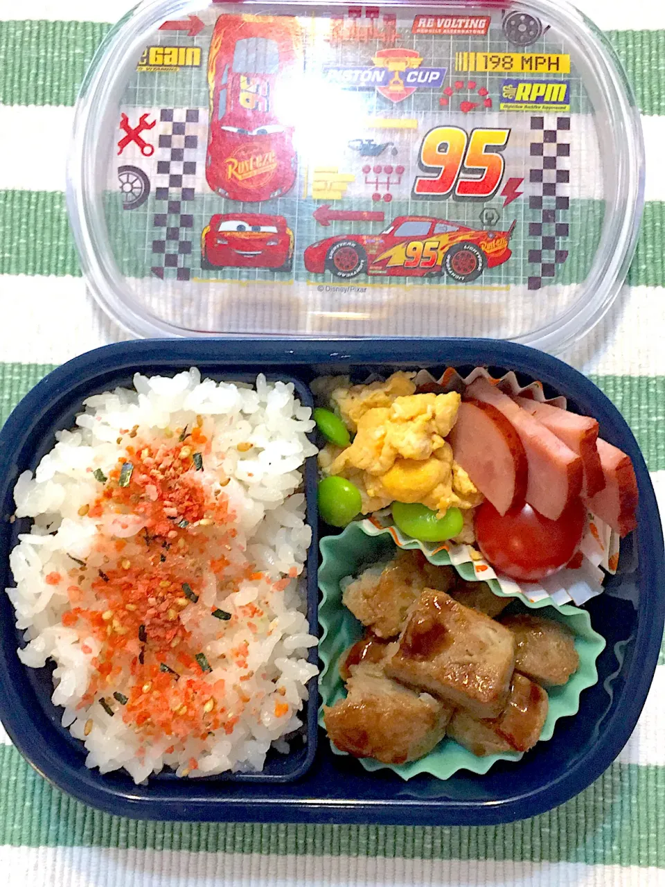 2/12☆年少☆バーグ弁当|ちーさん