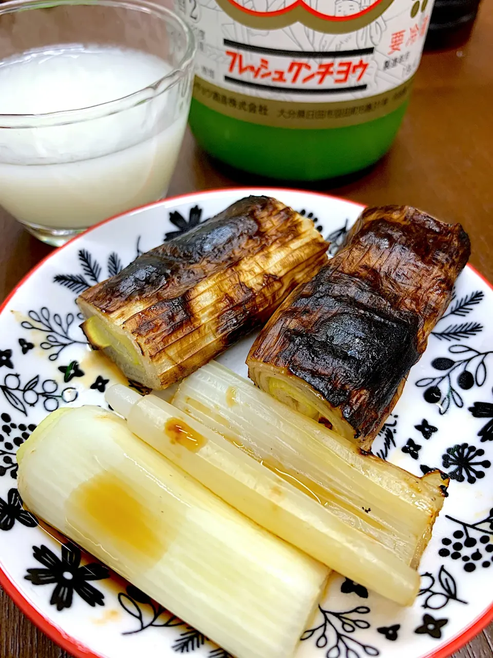 下仁田ネギ焼き！ぽん酢がけ😋|みほままこさん