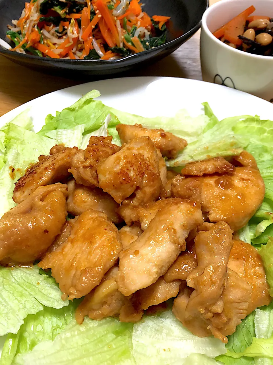 鶏むねの味噌マヨ炒め|さつまいもさん