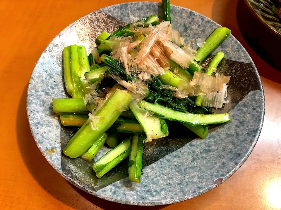 Snapdishの料理写真:勝山水菜バター炒め|しのぶさん