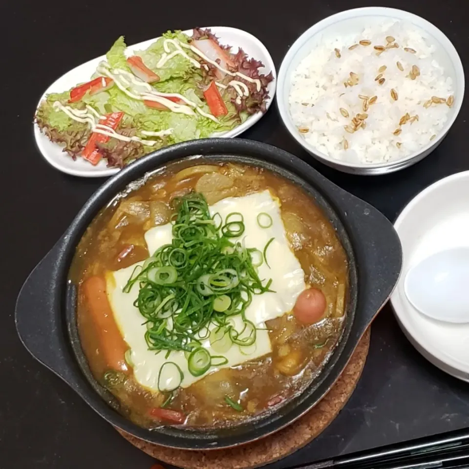 Snapdishの料理写真:チーズカレー鍋|Yukiさん