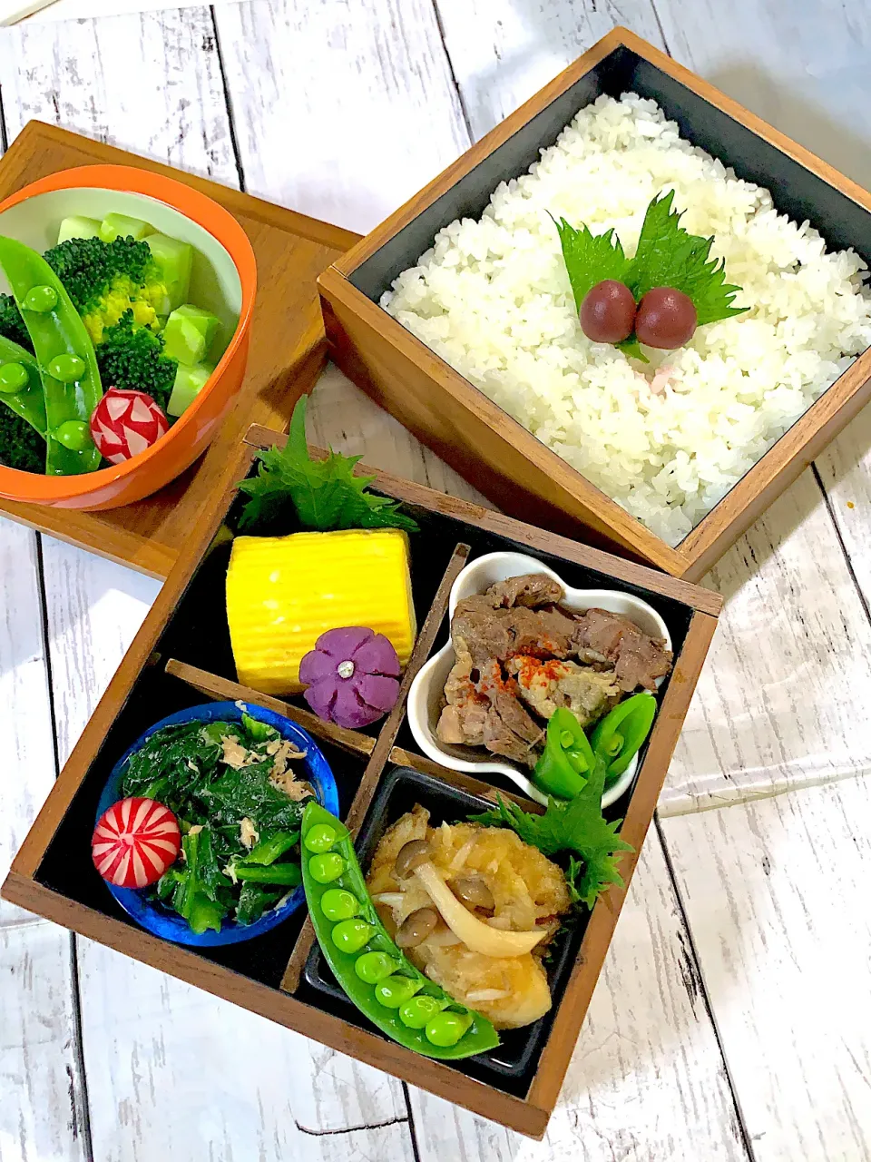 タラのみぞれあんかけ、すじ塩煮込み弁当|Mayumi Konishiさん