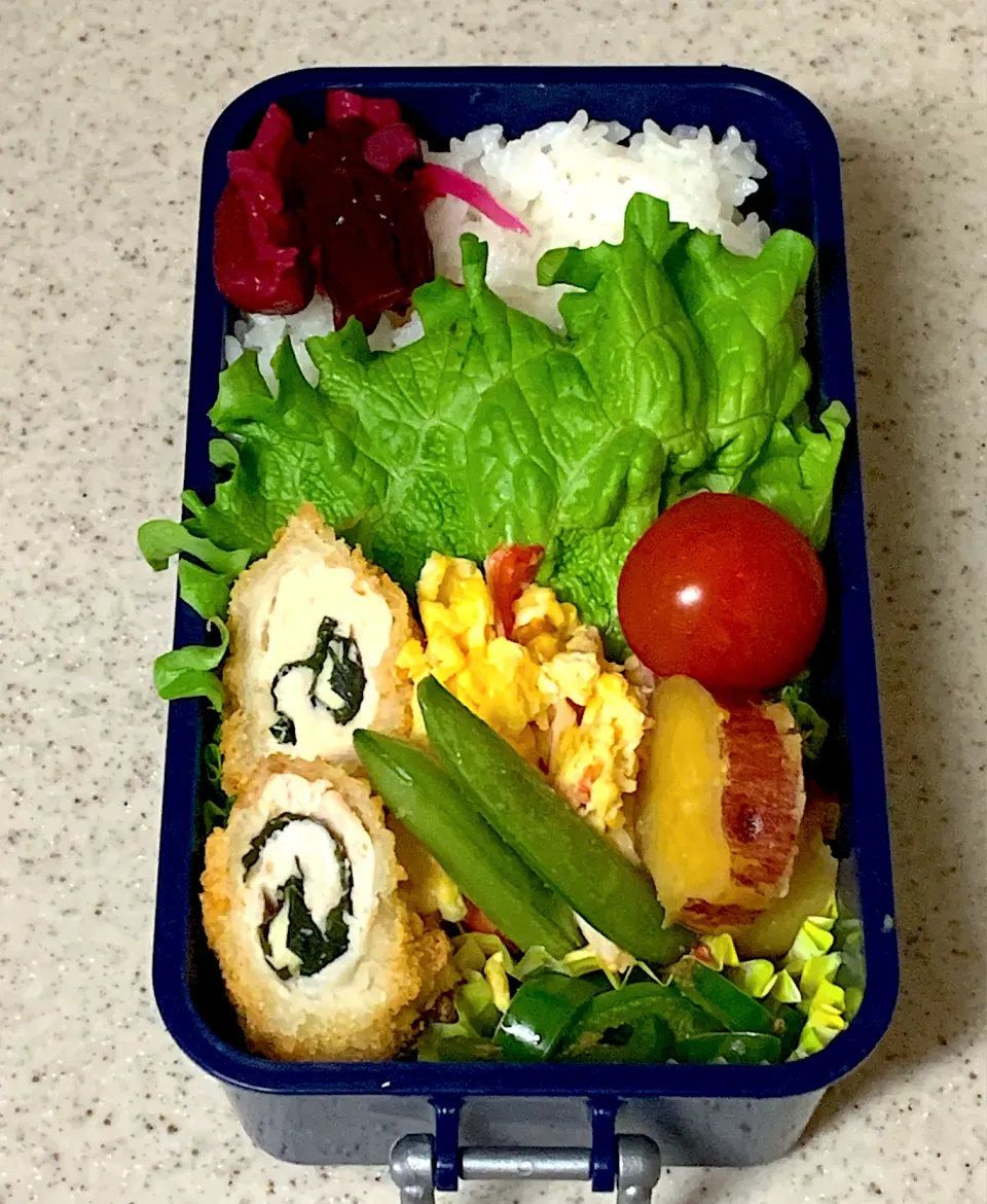 ささみの梅しそフライ弁当|besさん