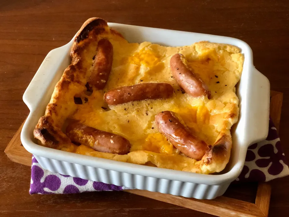 Snapdishの料理写真:トードインザホール　　　　　　　　　　Toad in the hole|マユマユさん