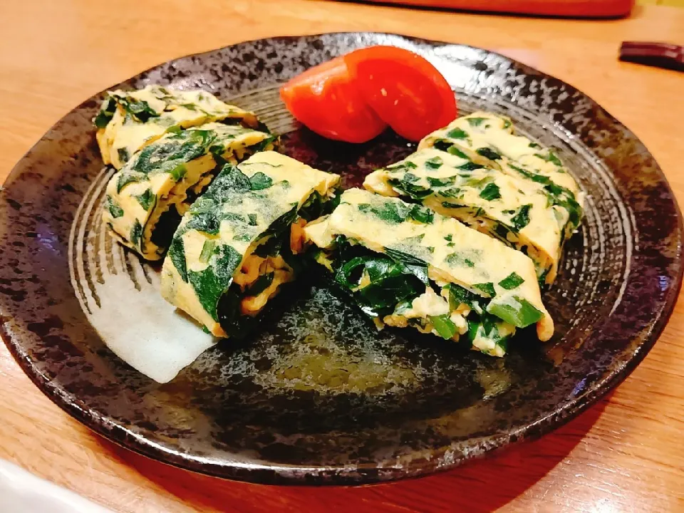 Snapdishの料理写真:玉子焼きのわかめ入り
#新芽一番草|Naomi Furuyaさん