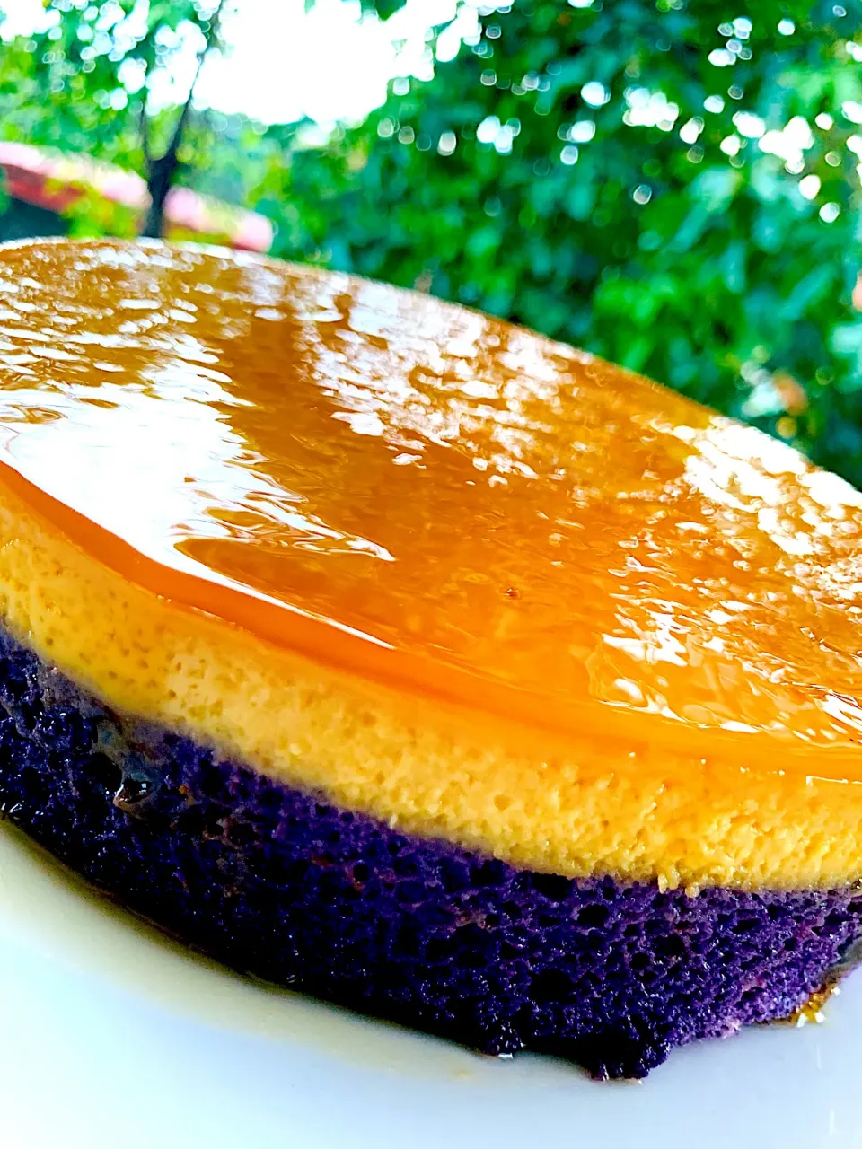 Purple Yam Custard Cake|mhadzさん