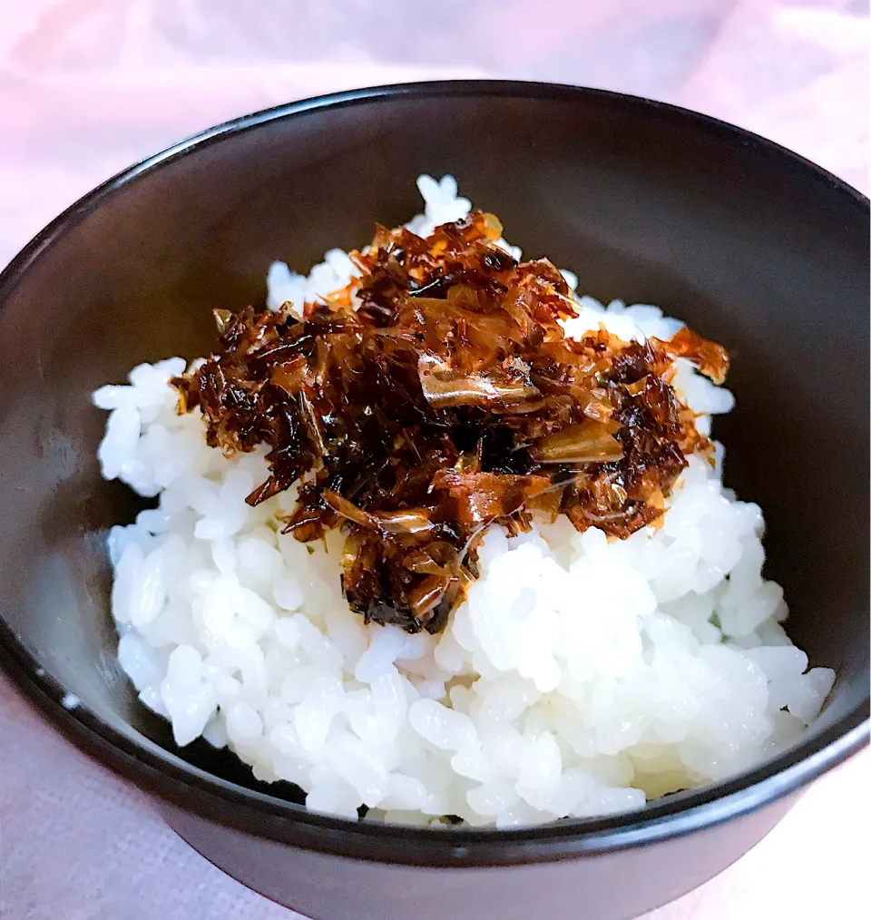 土佐醤油のおかかご飯|かっちゃん杉さん