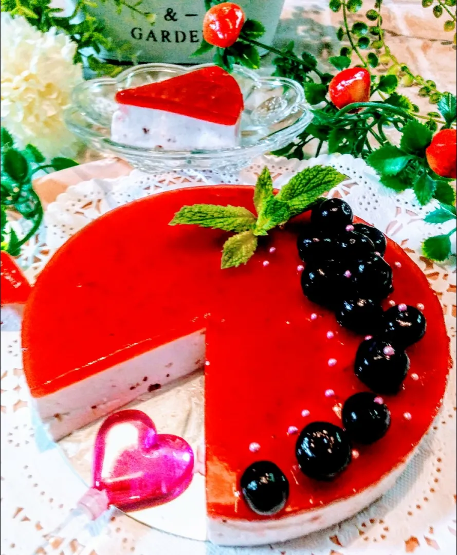 Snapdishの料理写真:フルーチェでムース🍓|ERimanaさん