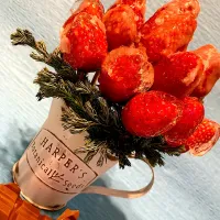 Snapdishの料理写真:いちご飴ブーケ🍓