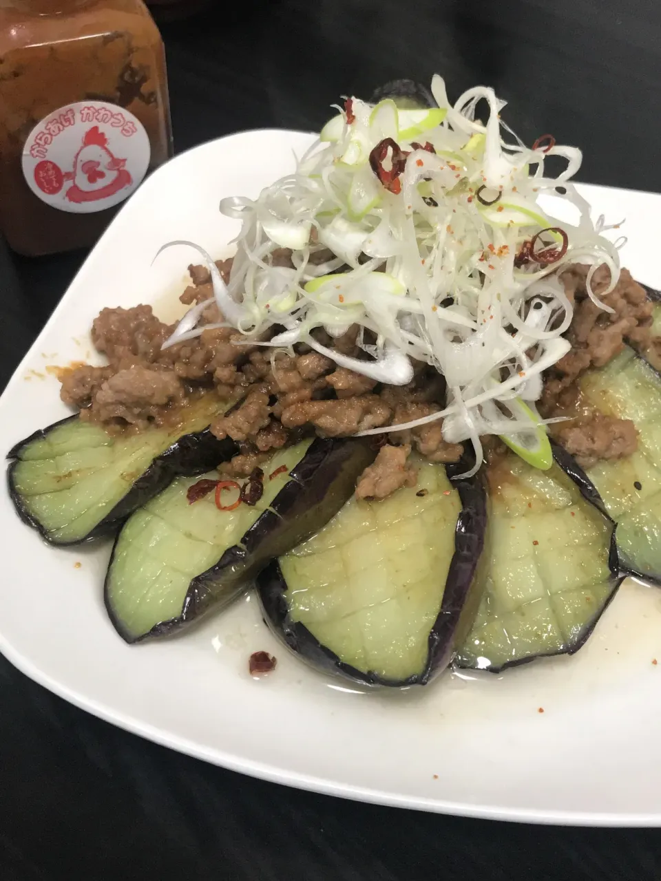 揚げ茄子のそぼろ味噌がけ|Taさん