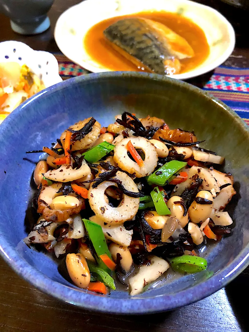 大豆とヒジキの煮物♫•*¨*•.¸¸♪|シロンさん