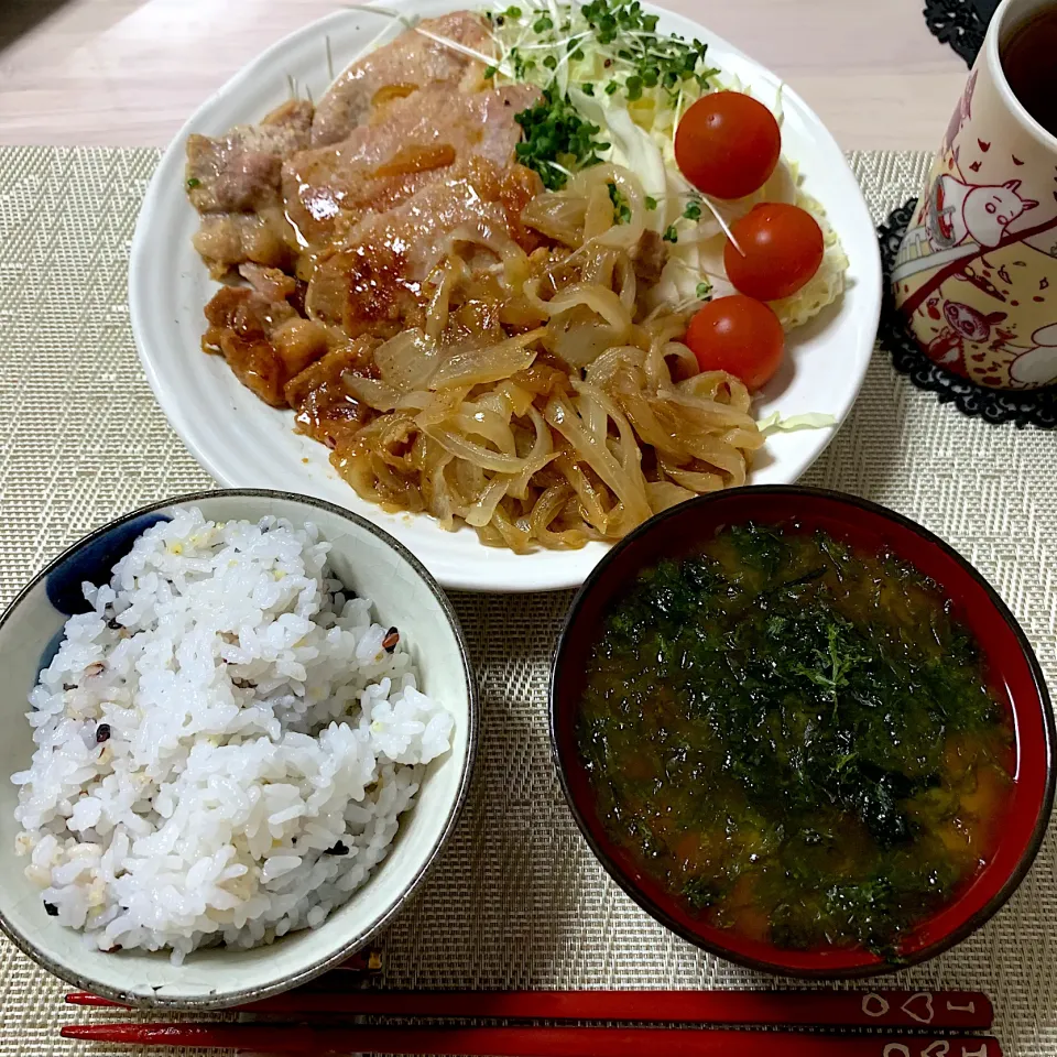 生姜焼き定食|ともこさん