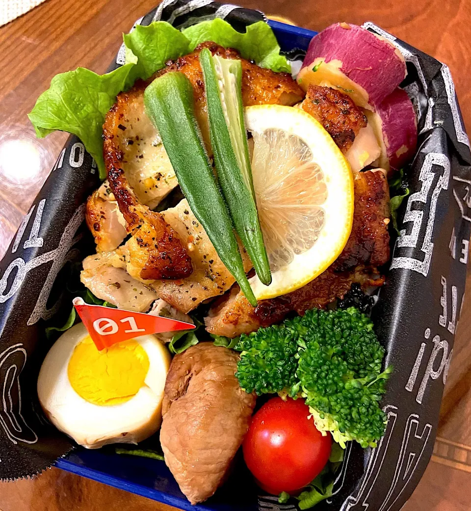 鶏肉のバジルステーキ弁当|yakkoさん