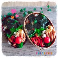 2/14 ☺︎☺︎ ヤムニョムチキン弁当✩.*˚