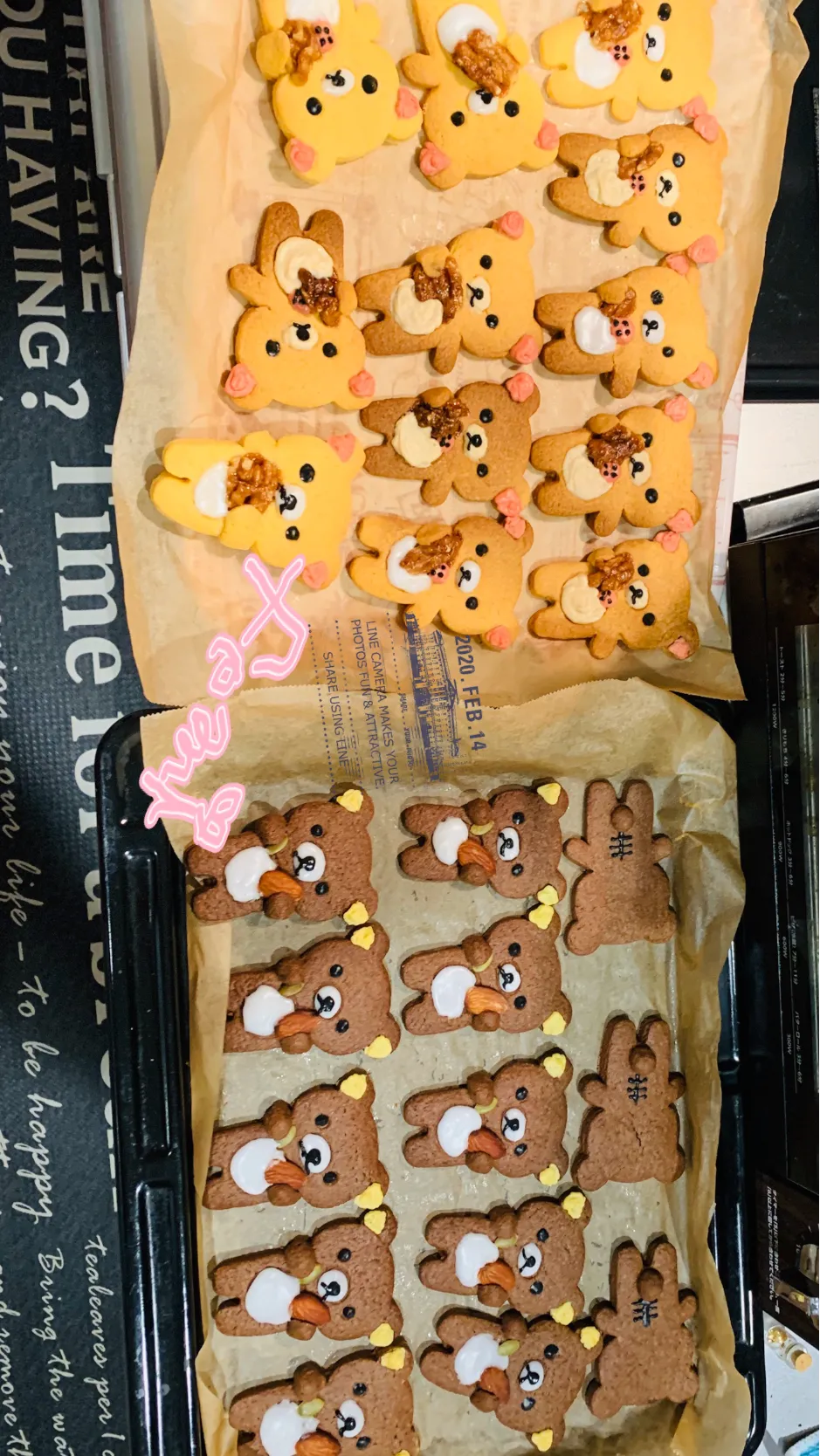 Snapdishの料理写真:Valentine day💗🧸cookie|femi🌿さん