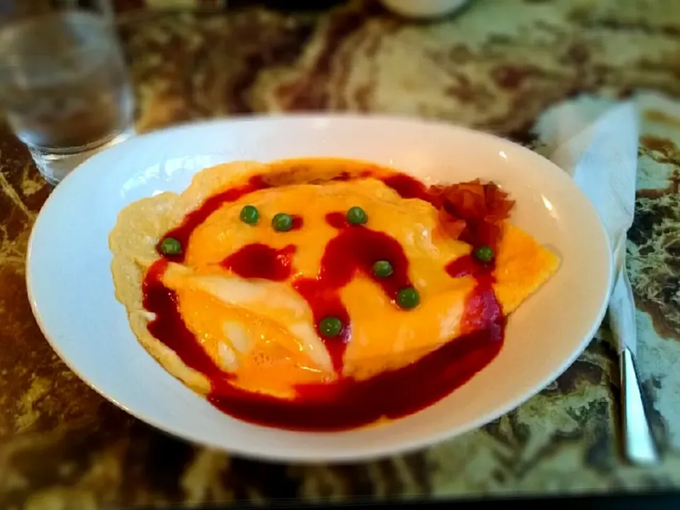 大阪九条 喫茶日本一のスペシャルオムライス|acoさん