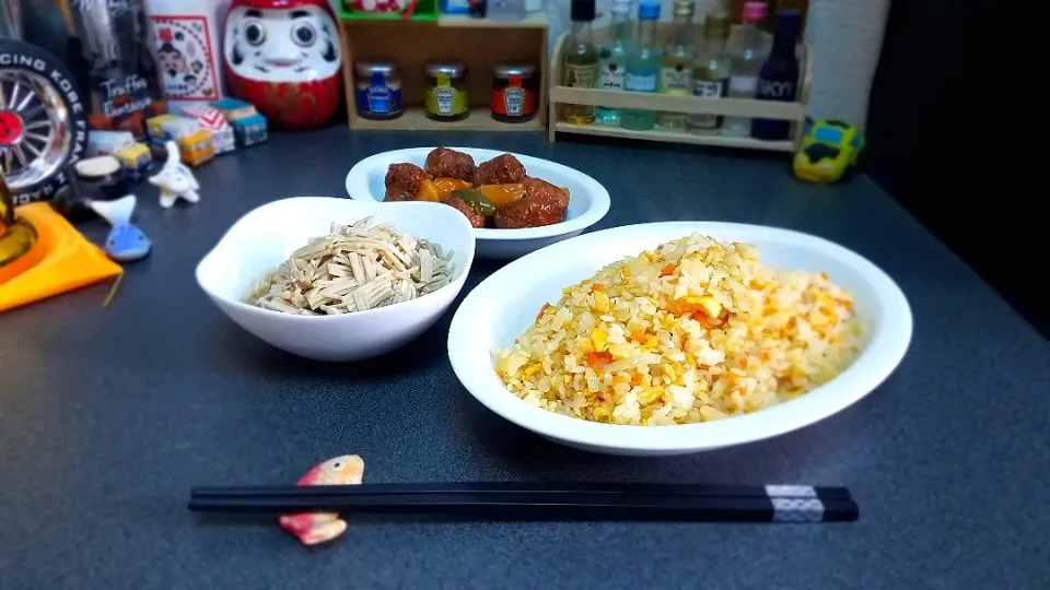 バレンタインデーに冷や飯の炒飯😋|masaki .fさん