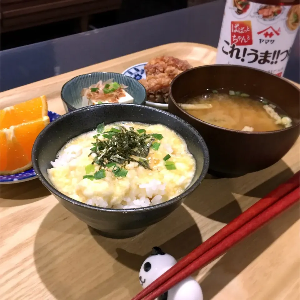 これうまつゆでトロロご飯🍚|はるさん