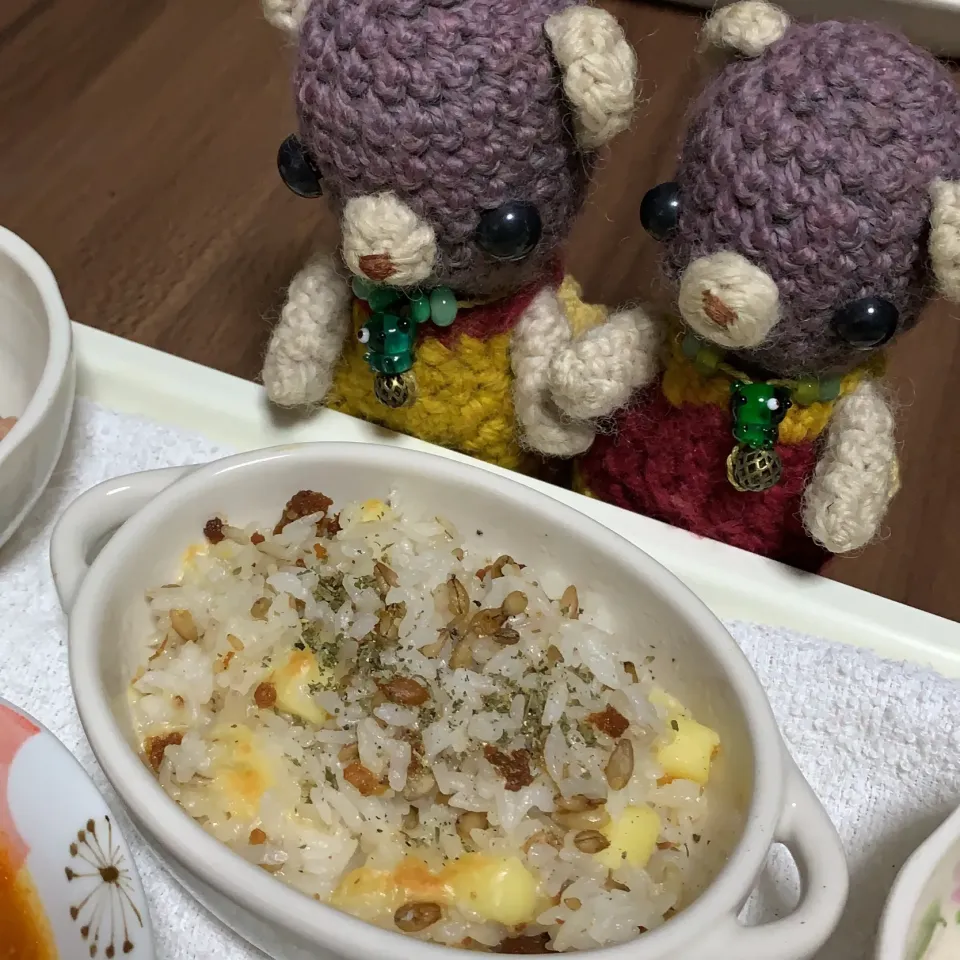 Snapdishの料理写真:なんちゃって炒めしな晩ごはんo(･x･)/|chagashiさん