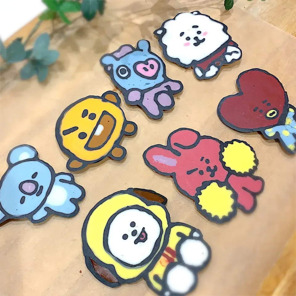 BT21チョコレート❤️バレンタイン用❤️|sakyu☆さん