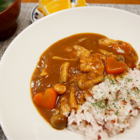 20/02/14 夕飯♪ チキンカレー