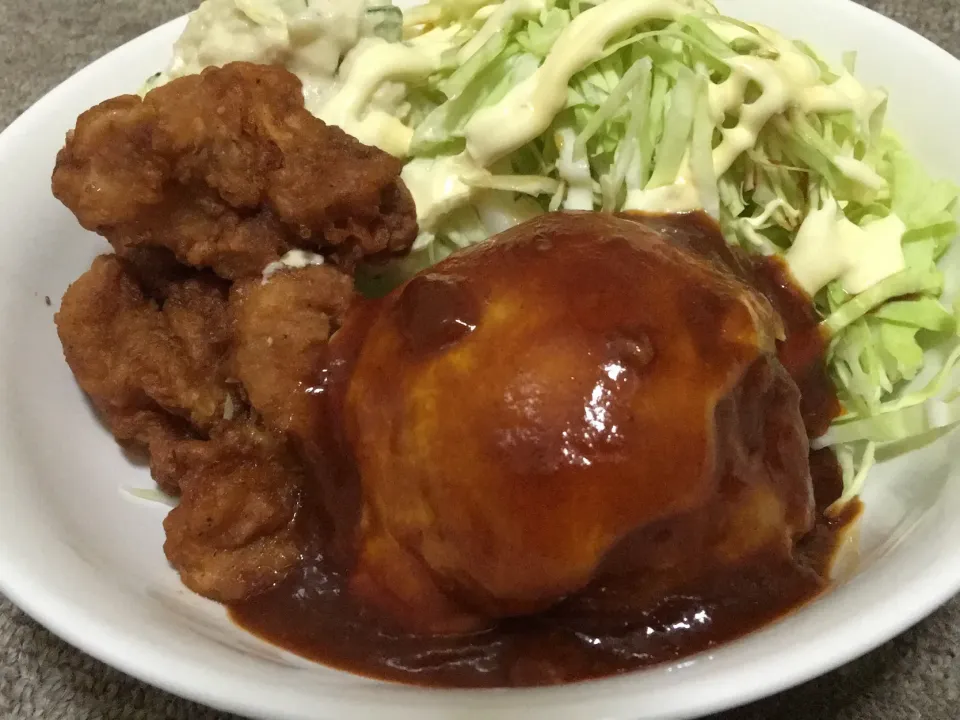 旦那ちゃん晩御飯🤗|ちゃびきゅさん