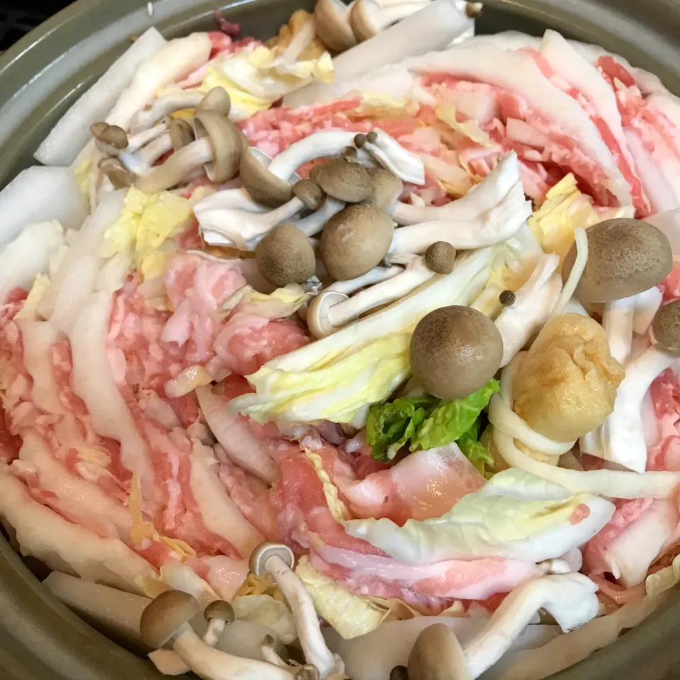 Snapdishの料理写真:ミルフィーユ鍋🍲宝探しバージョン|ももさん