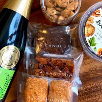 焼き菓子と北海道のスパークリング💓