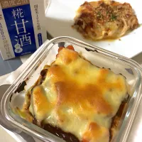 Snapdishの料理写真:酒粕クリームと味噌グラスのW和風ソースドリア|calvinさん