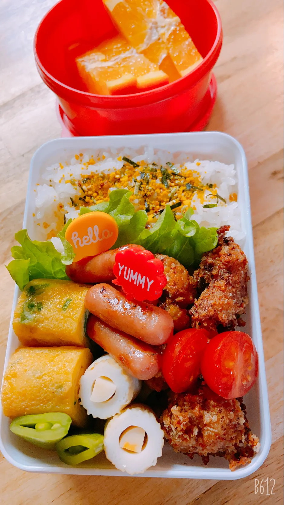 今日の娘の試合弁当🍱😋またまた唐揚げ大盛り🤪|ゆきさん